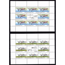 Ellehammers første flyvning. Danmark. Småark nr. SA 27-28. Postfrisk